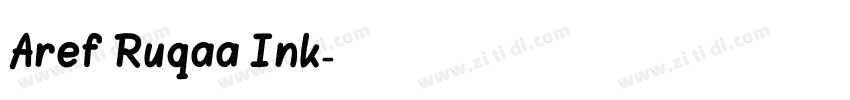 Aref Ruqaa Ink字体转换